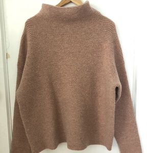 Madewell Dusty Rose Mock Neck Sweater